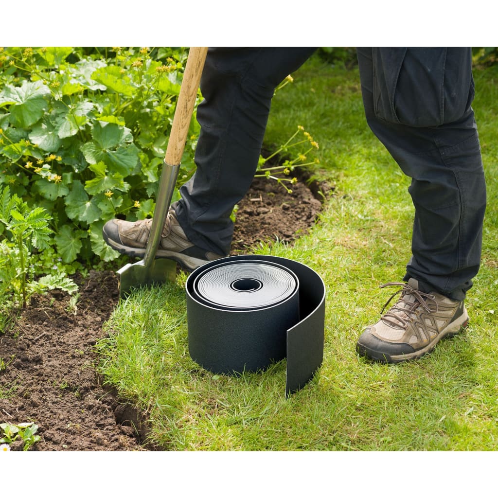 Nature borderrand 0,075x10 m 3 mm zwart