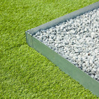 Nature borderranden 3 st 91,4x10,2 cm staal