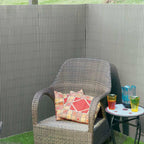 Nature Nature Tuinscherm dubbelzijdig 1,5x3 m PVC grijs