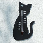 Nature Nature Wandthermometer kat zwart