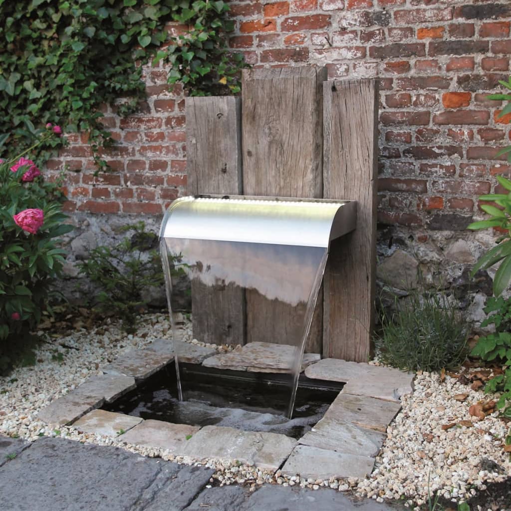 Ubbink nevada watervalschaal cascade 90 cm roestvrij staal