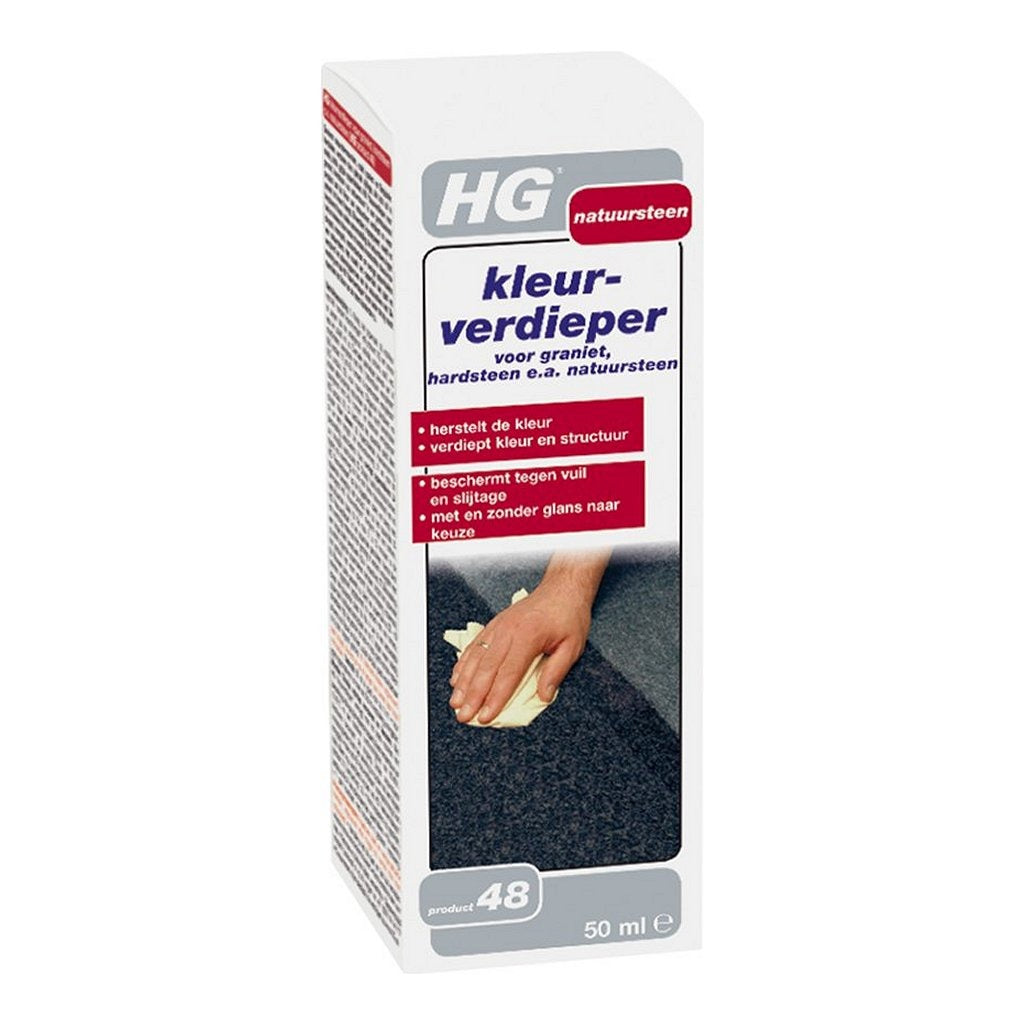 HG - HG kleurverdieper beschermt graniet en natuursteen 50 ml