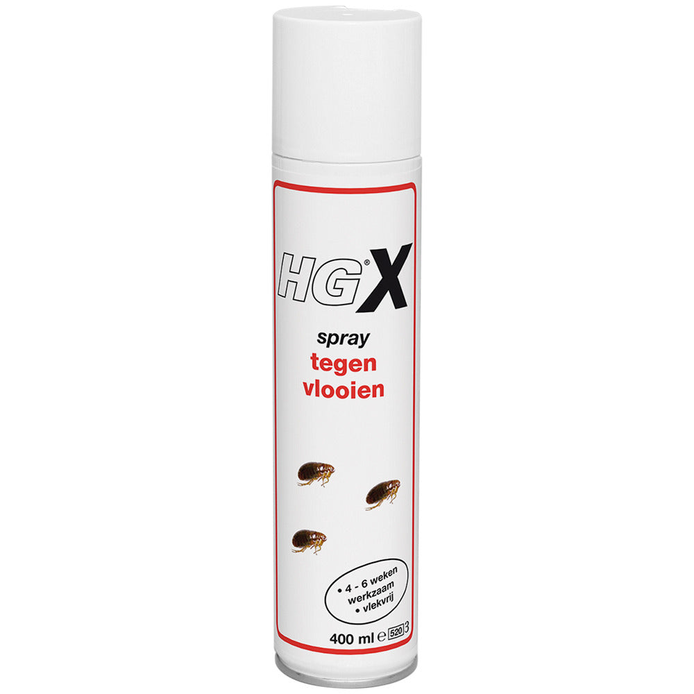 Hg x spray tegen vlooien 400ml