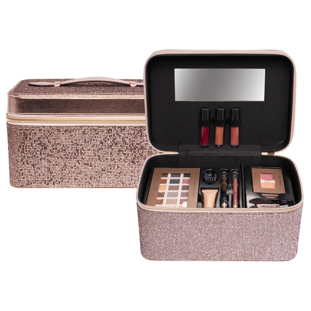 Casuelle - Casuelle beautycase brons/glitter