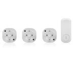 Smartwares Mini-schakelaarset voor binnen 8x5,5x5,5 cm wit