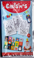 Wins holland traktatiesetje: kleurboekje, waskrijtjes stickervel - kerst
