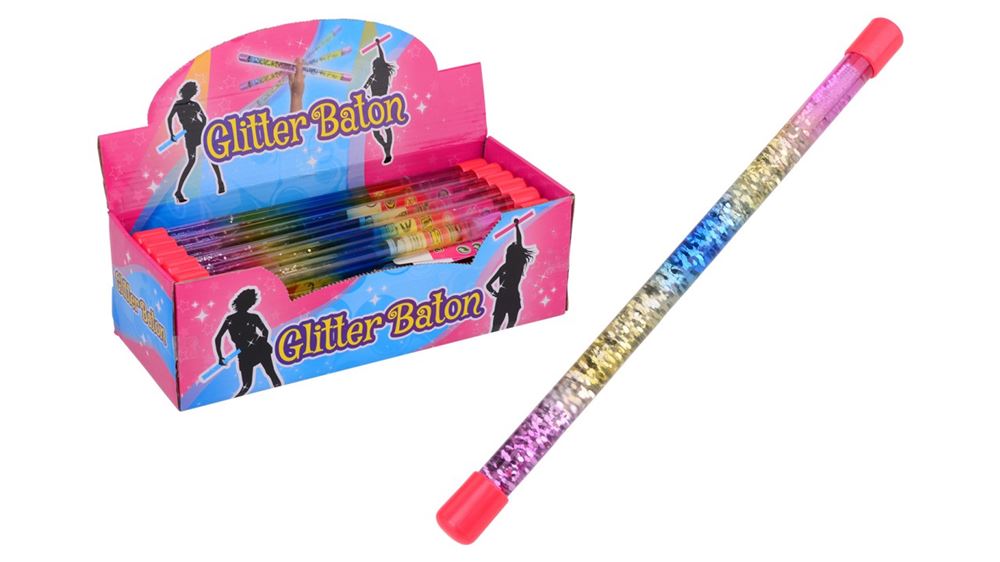 Johntoy vloeistof glitter toverstaf, 31 cm. 3+ | 36 stuks