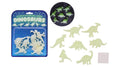 Johntoy glow in the dark 3d muur dino's, 7dlg.