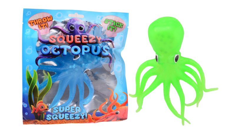 Johntoy - Johntoy Sticky octopus in foilbag