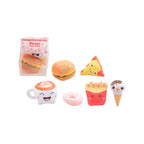 Johntoy plush play 2 stuks fastfood in zak