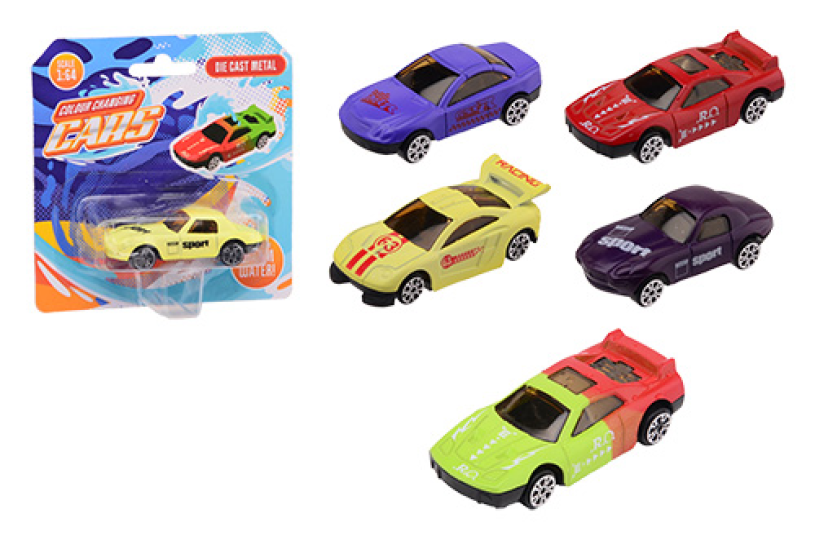 Johntoy - Johntoy Kleur veranderende die cast auto 1:64 - 4