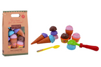 Johntoy home and kitchen magische ijsjes- speelgoedeten en -drinken - kunststof - 11-delig