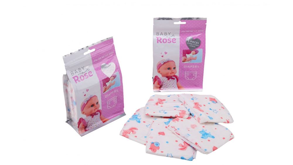 Baby rose set poppenluiers 5 st in zak. | 2 stuks