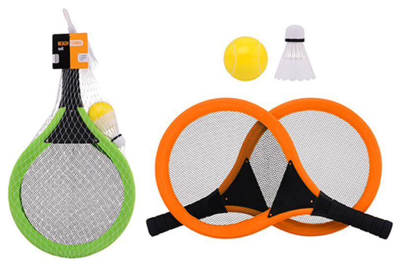Johntoy tennisset met bal en shuttle