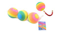 Johntoy regenboogballen 3 stuks in net. 8 cm. 3+