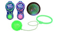 Johntoy outdoor: skip bal met licht. 2 ass. 3+ | 6 stuks