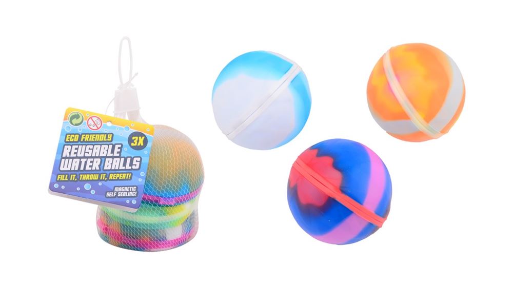 Johntoy - Johntoy Aquafun herbruikbare magnetische waterballen 3st.