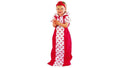 Clown kinderkostuum valentijn 3-4 jaar