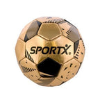 SportX - SportX mini voetbal gold metallic 2ass 160-180gr.