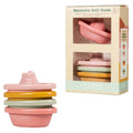 Little dutch badspeelgoed stapelbare badbootjes pink