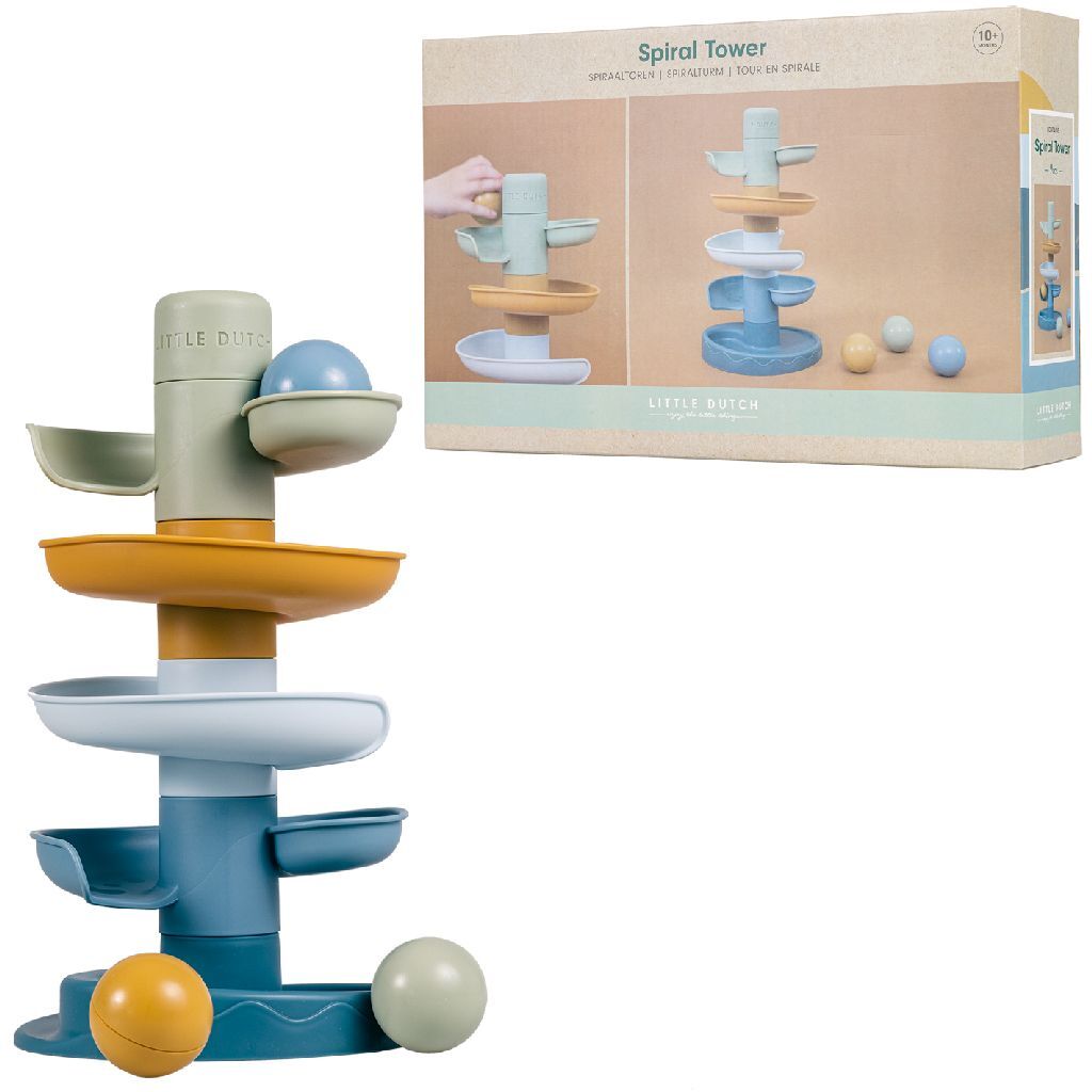 Rubo toys little dutch spiraaltoren blauw