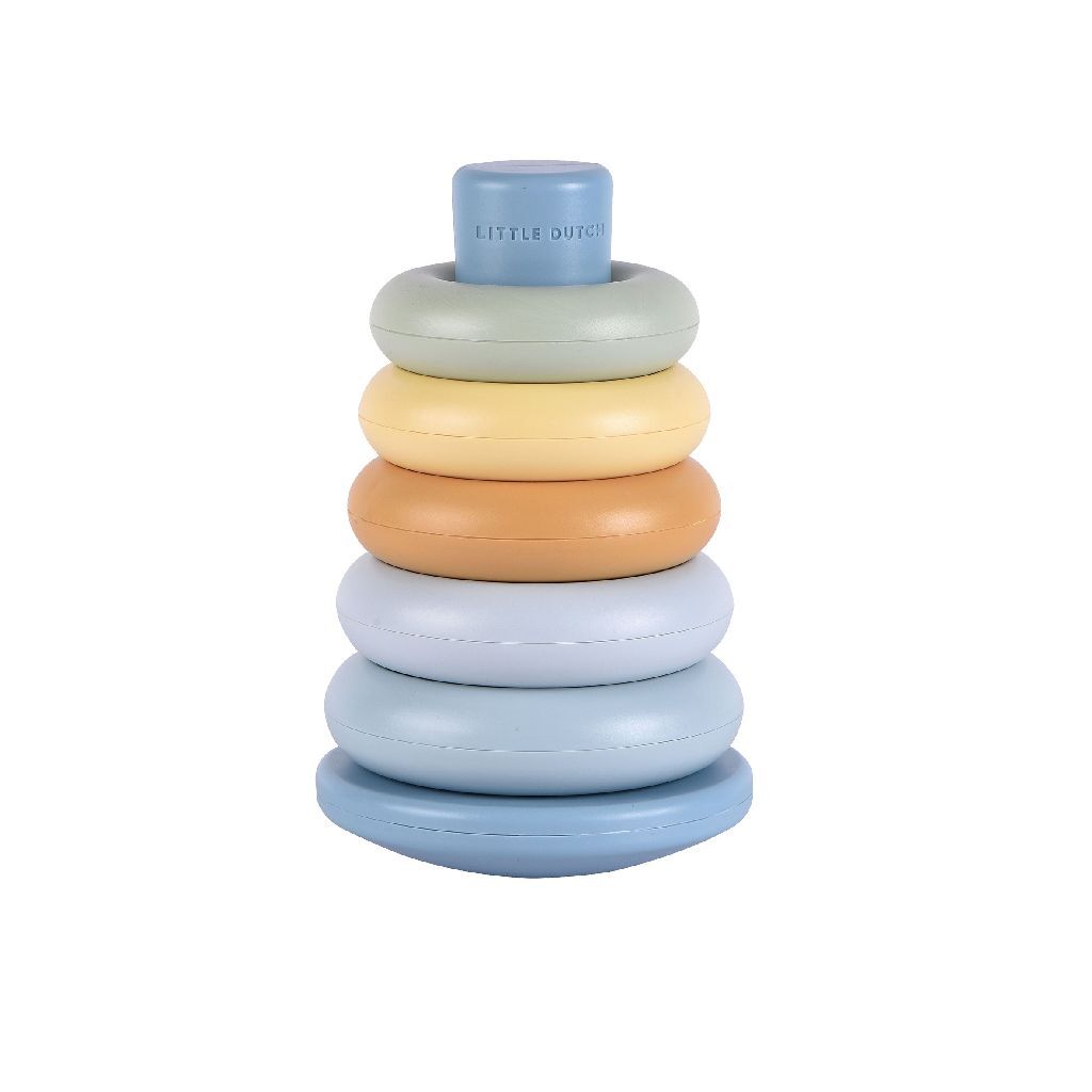 Rubo Toys - Rubo Toys Little dutch stapelringen blauw