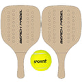 Summertime houten beach padel set