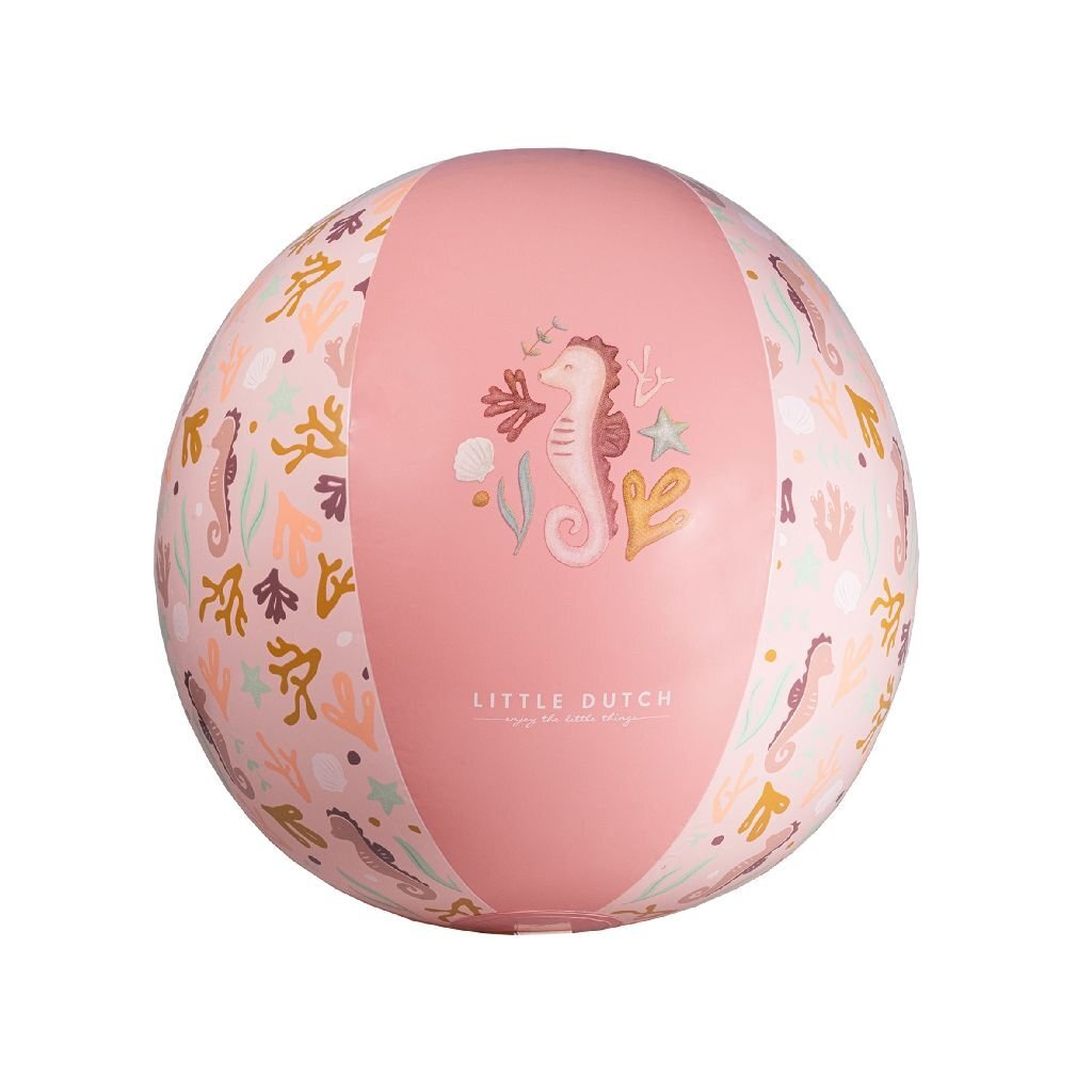 Little dutch strandbal ocean dreams roze 35 cm