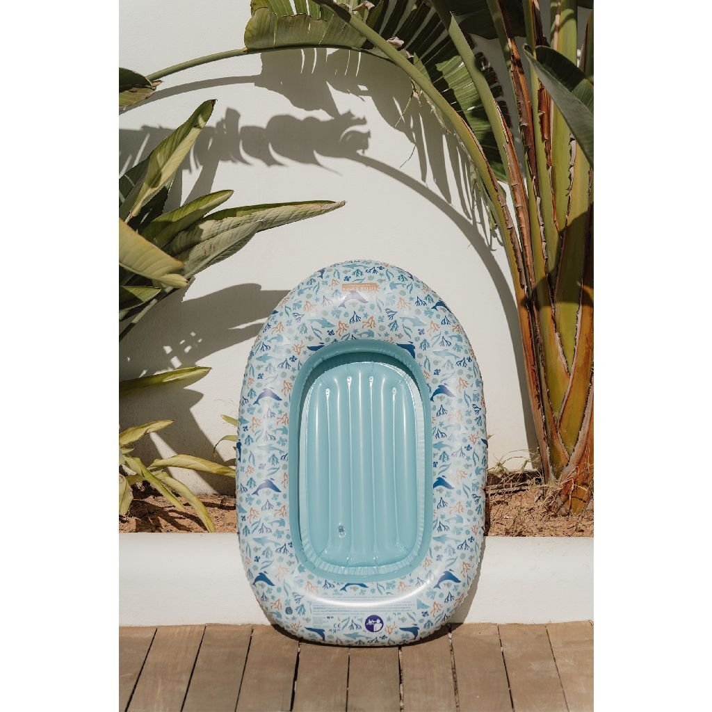 Little Dutch - Little Dutch ocean dreams opblaasboot 100x67 cm blauw