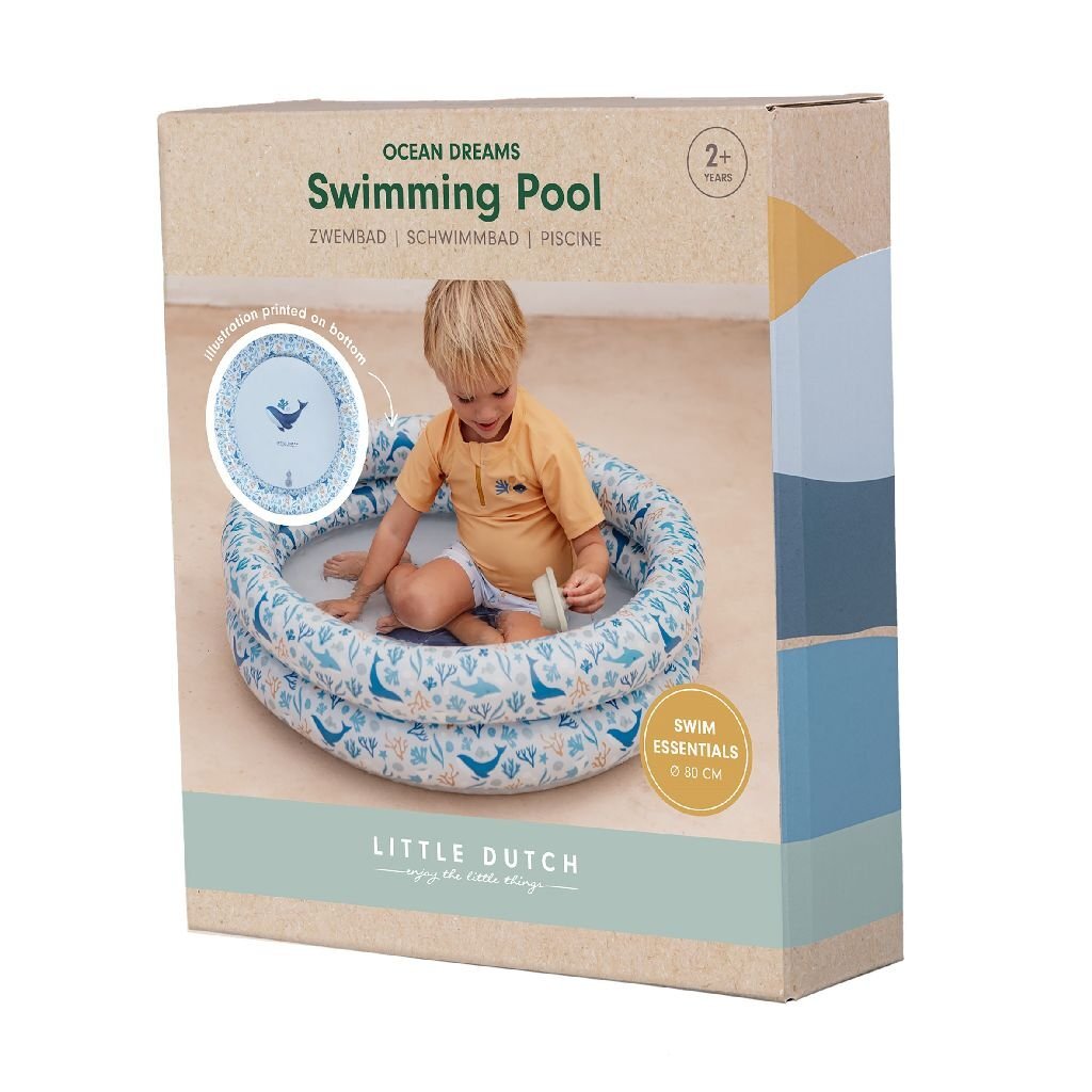Little Dutch - Little Dutch ocean dreams zwembad blauw 80cm