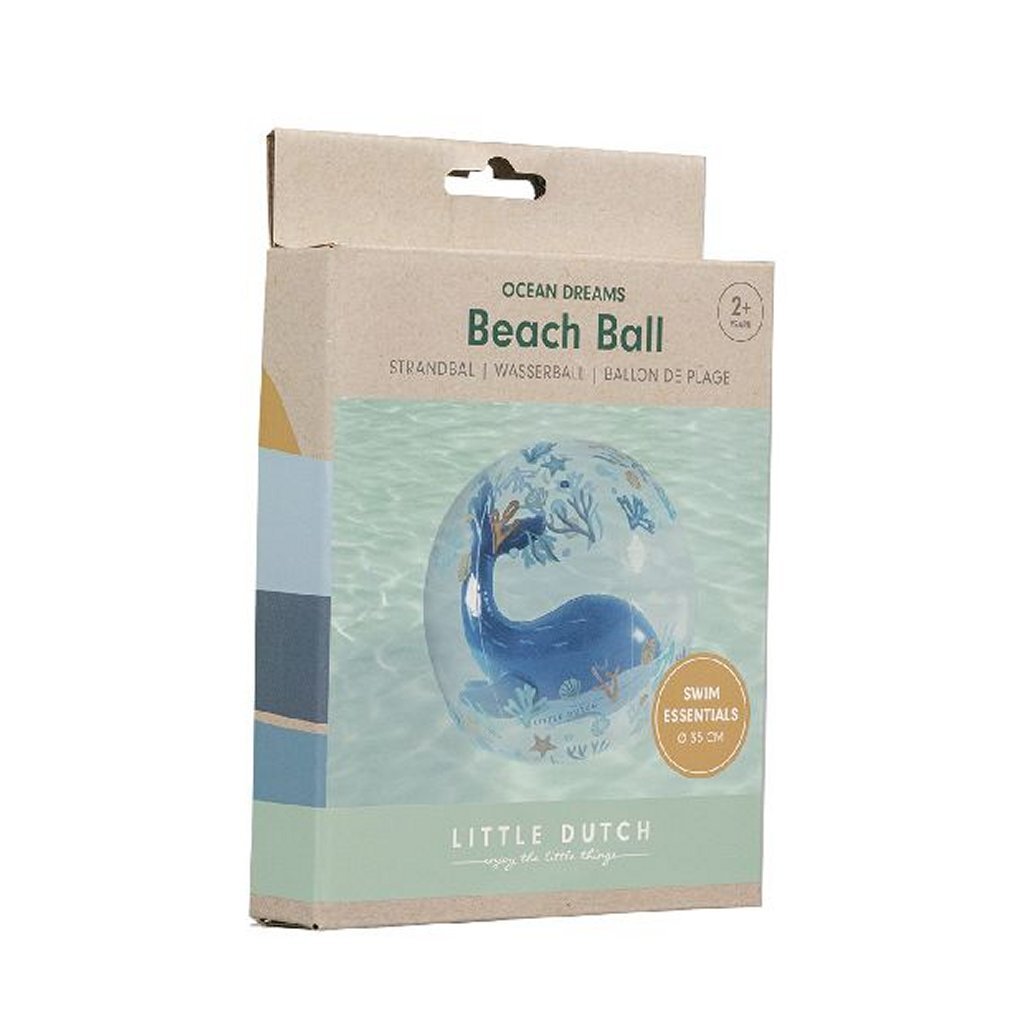 Little Dutch - Little Dutch ocean dreams 3d strandbal walvis 35 cm