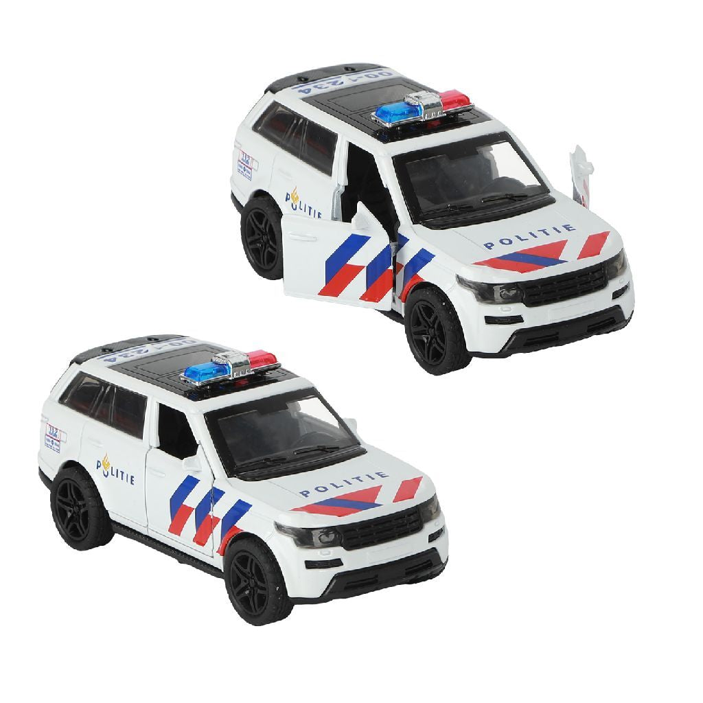 - 112 Pull-Back Politie SUV 1:36 + Licht en Geluid