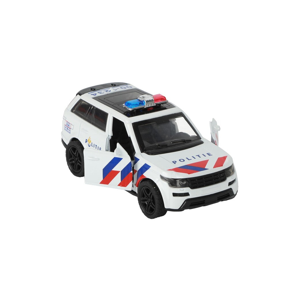 - 112 Pull-Back Politie SUV 1:36 + Licht en Geluid