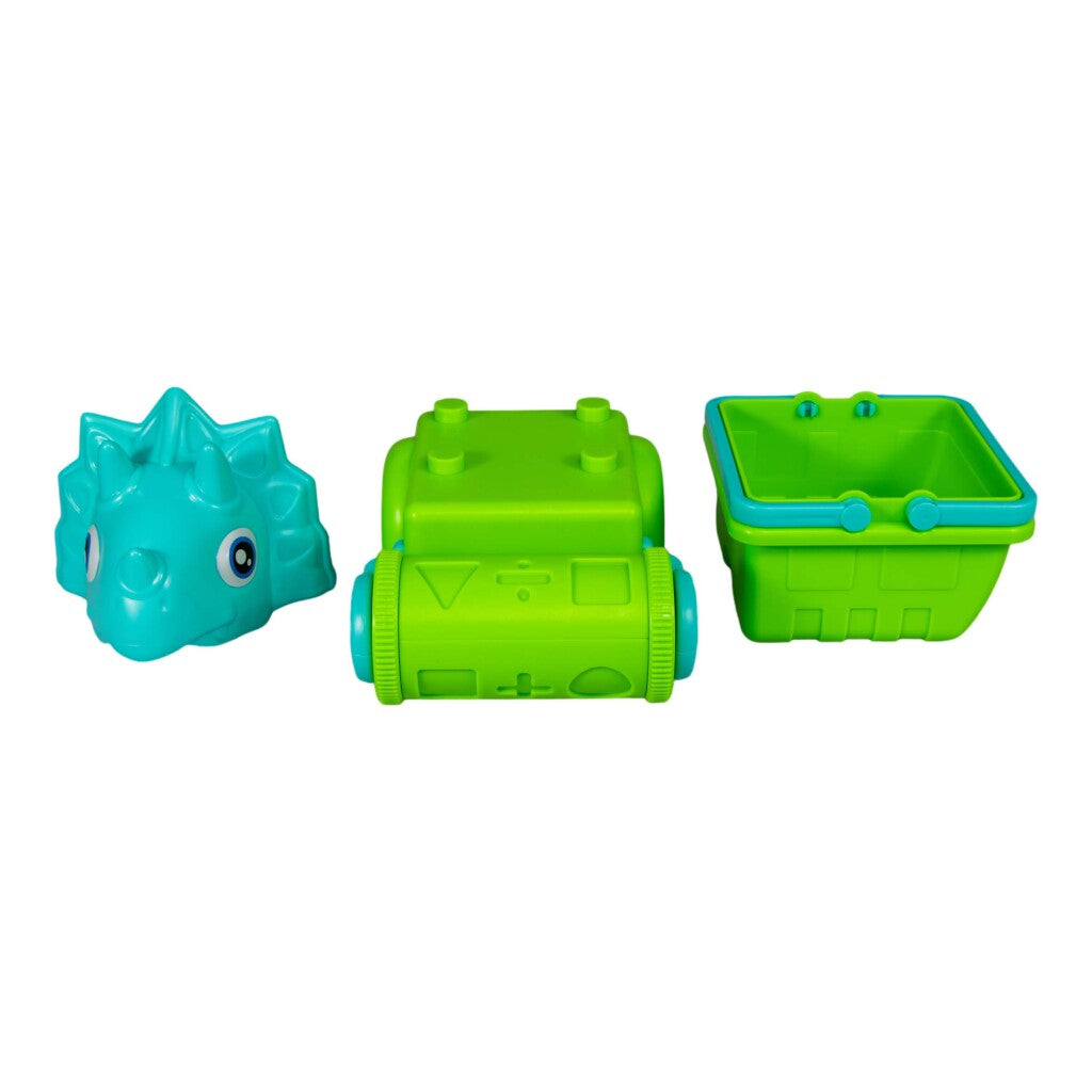 Summertime dino zand set 4in1 verschillende kleuren
