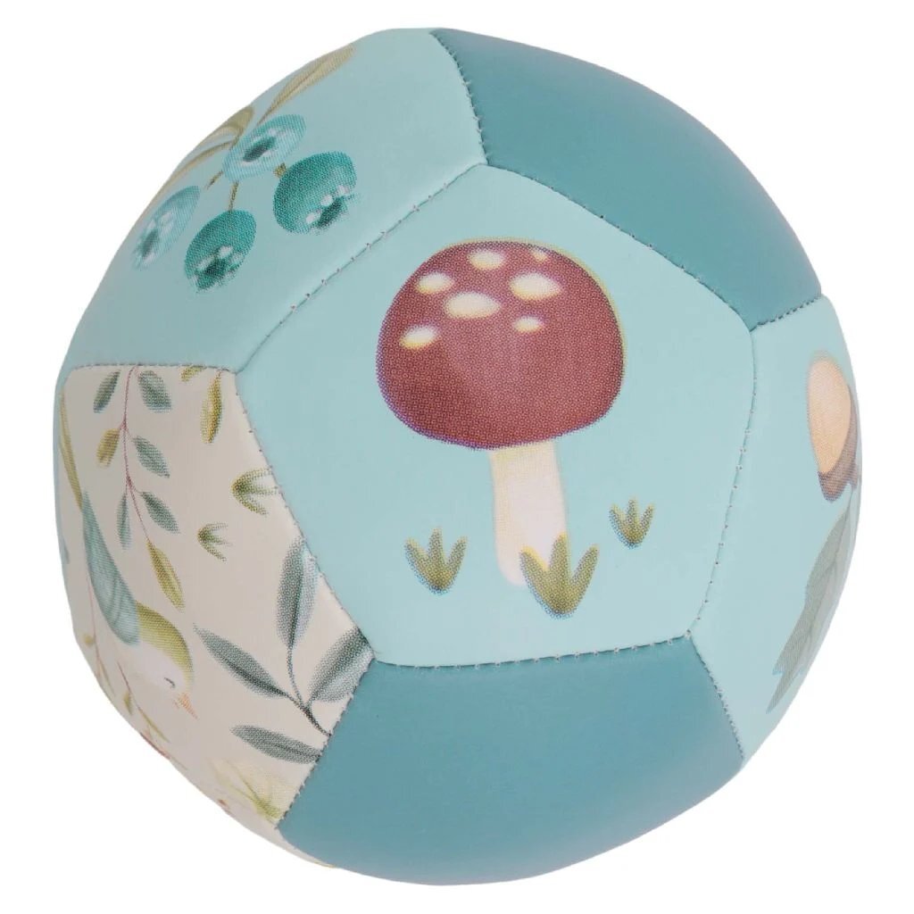 Rubo Toys - Rubo Toys Little dutch forest friends softbal 10 cm blauw