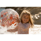 Little Dutch - Little Dutch pink flowers 3d strandbal 35 cm roze