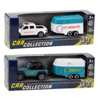 City - City car collection die-cast pick-up met paardentrailer 1:50