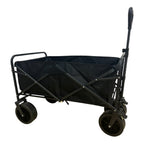 Outdoor bolderwagen opvouwbaar 90x51x57 cm zwart