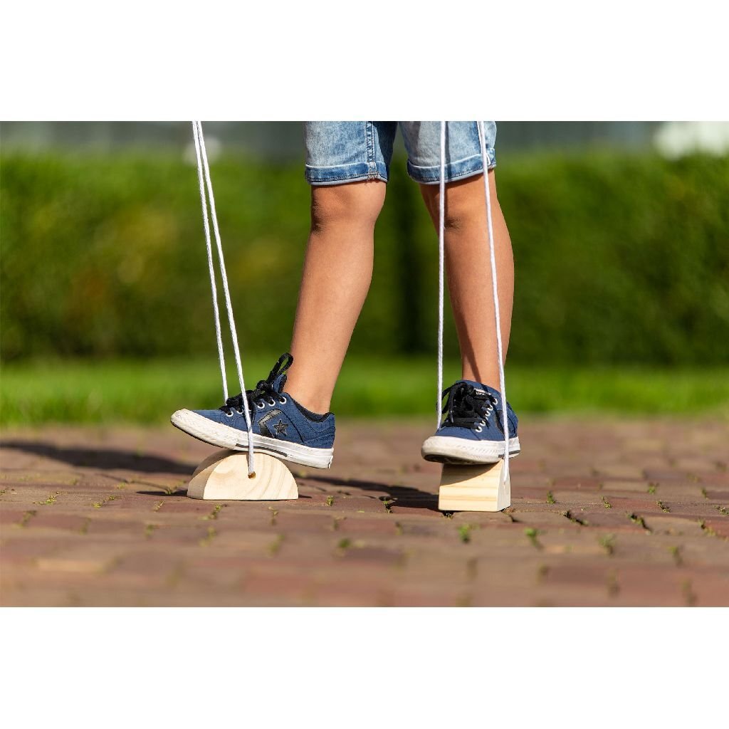 Outdoor play houten loopklossen