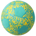 Overige Merken - Overige Merken Voetbal neopreen 21 cm mint/geel