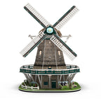 Cubic fun 3d puzzel molen led - 65st.