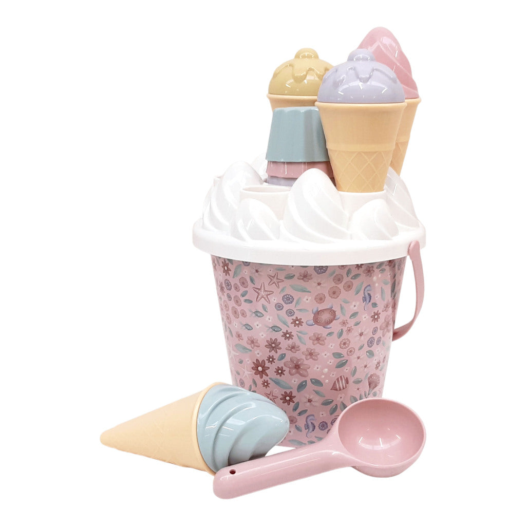 Little Dutch - Little Dutch dreamy mermaid ijsjes emmerset 14-delig roze