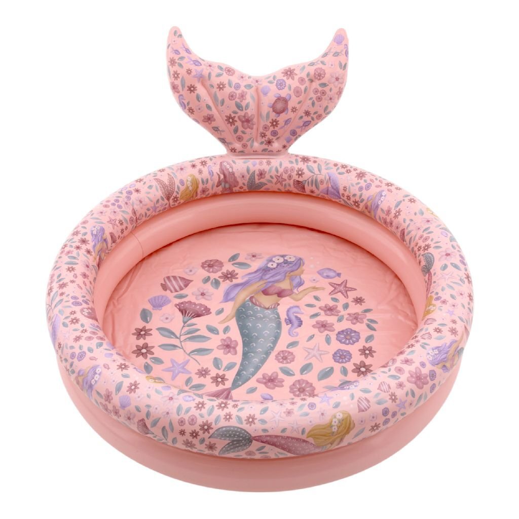 Little dutch dreamy mermaid zwembad met staart 80 cm roze
