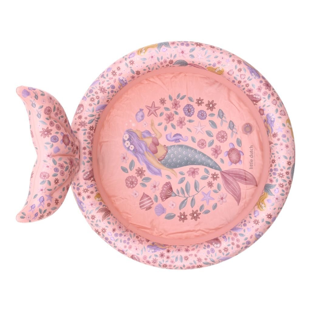 Little dutch dreamy mermaid zwembad met staart 80 cm roze