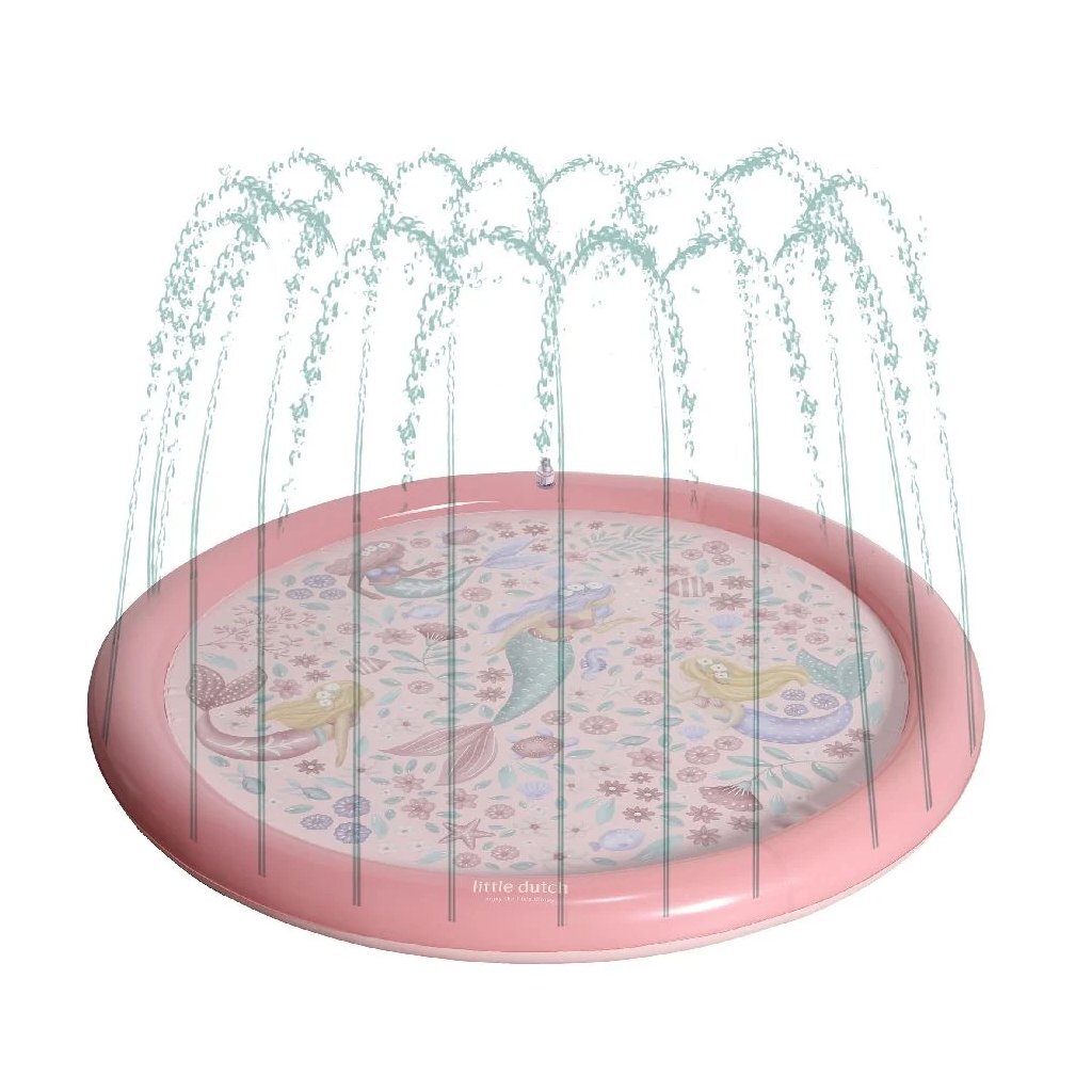 Little Dutch - Little Dutch dreamy mermaid sprinklermat 150 cm roze