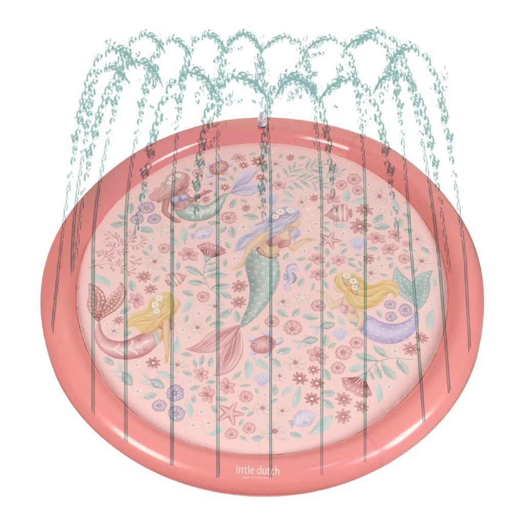 Little Dutch - Little Dutch dreamy mermaid sprinklermat 150 cm roze