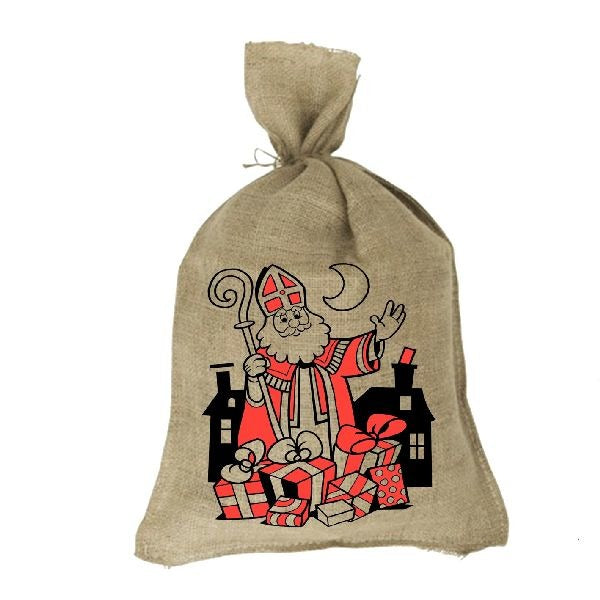 Sinterklaaszak jute 50x80 cm