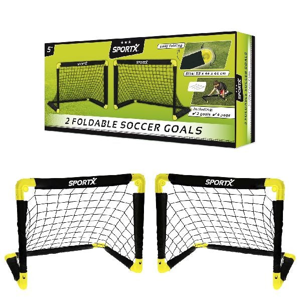 SportX - SportX 2 voetbaldoelen 55x44x44cm