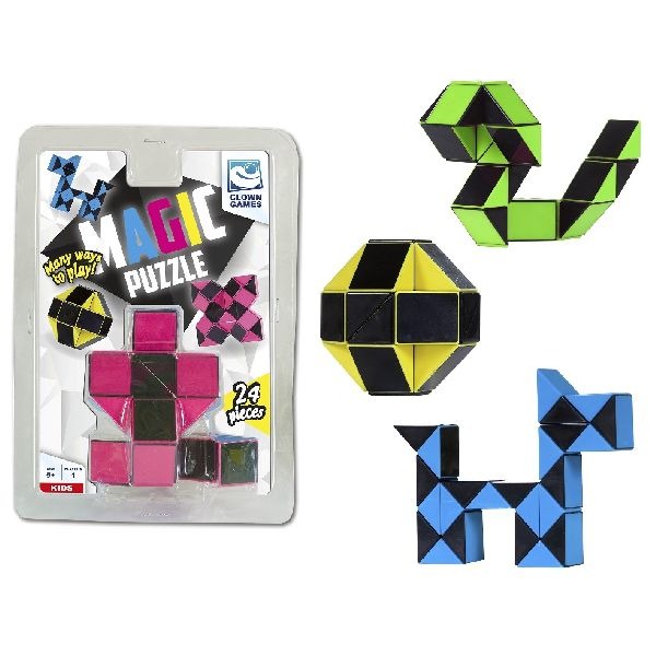 Van der meulen clown magic puzzel 3d, 24dlg.