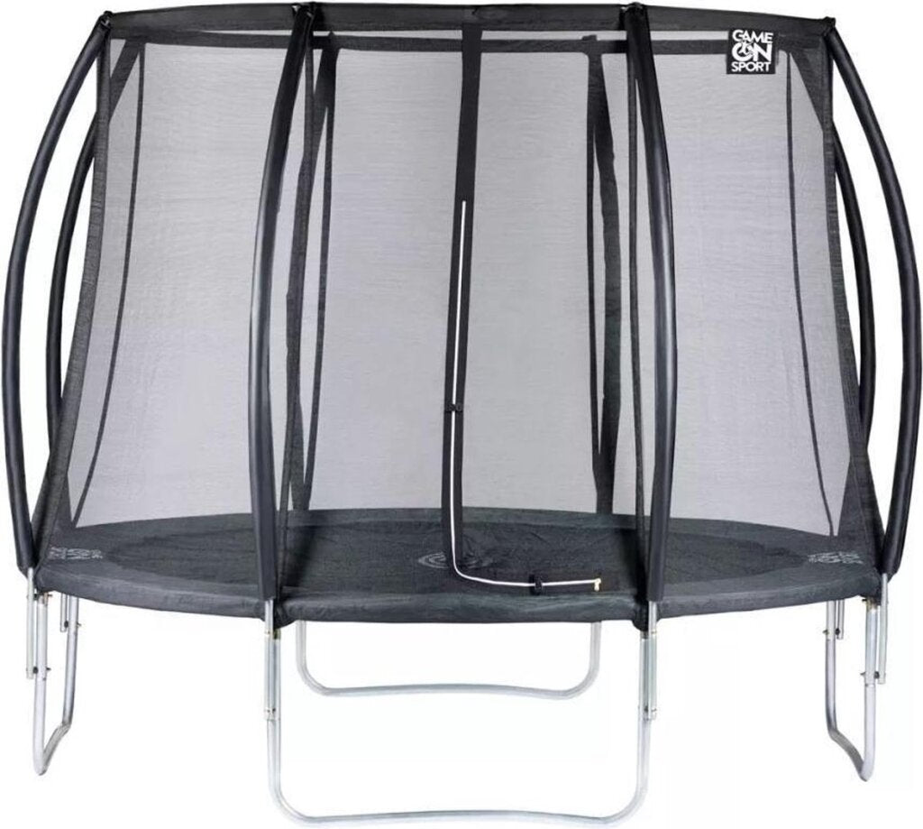 Game On Sport - Game On Sport trampoline black line met sefetynet 305 cm
